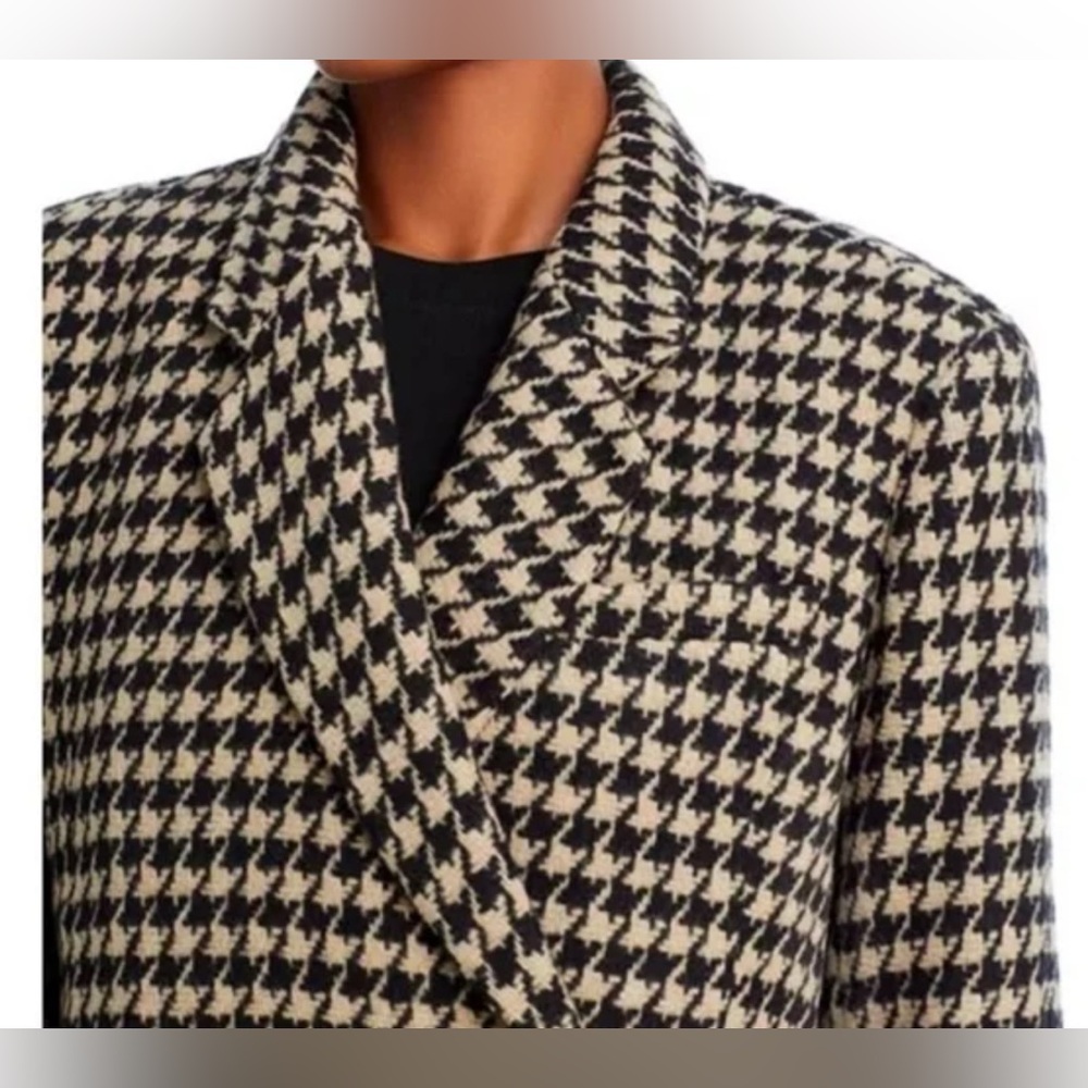 Anine Bing 'Kaia' Brown Acrylic Blazer. - Picture 7 of 11